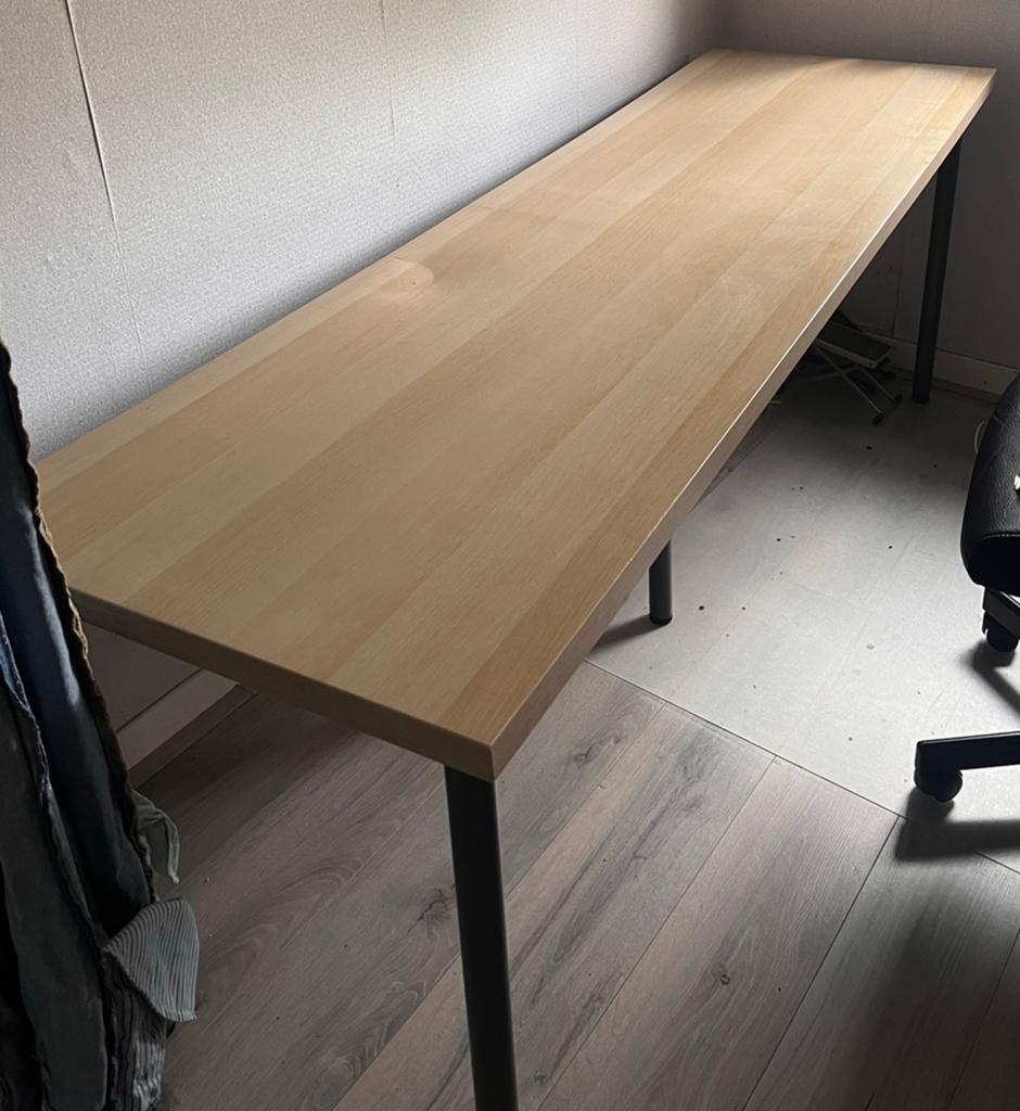 Ikea | Lagkapten | 200x60 cm | 5x Adils poot grijs, Ophalen, Gebruikt, IKEA, 60 cm