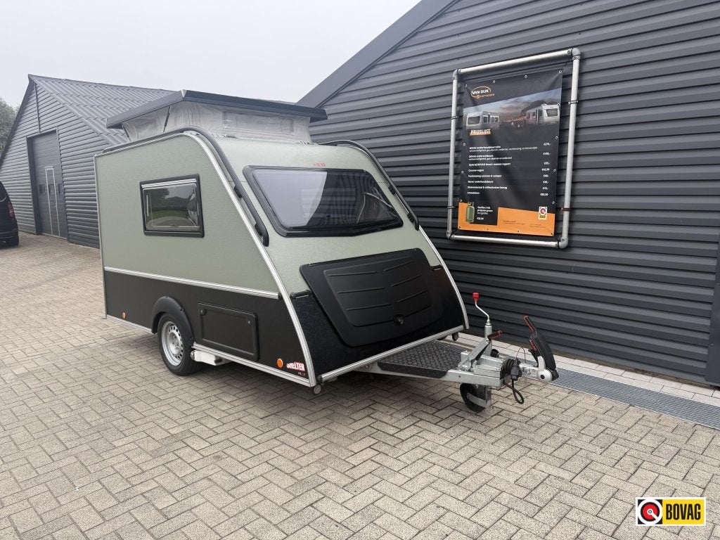 Kip Shelter Plus | 900KG | MOVER | LUIFEL | NIEUWSTAAT, Caravans en Kamperen, Caravans, Overige typen, Kip, Tot en met 2, Bedrijf