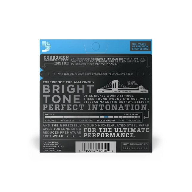 D'Addario EXL125 Super Light Top / Regular Bottom snaren, ., Nieuw, Ophalen of Verzenden, .
