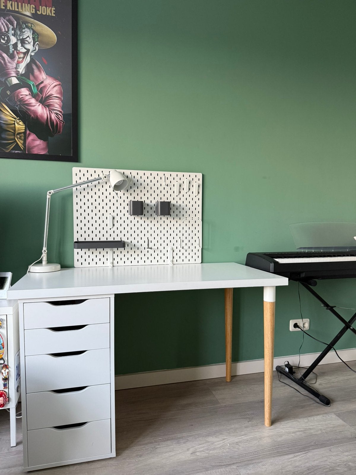 Ikea burau inclusief handig opberg rek, Ophalen, Zo goed als nieuw