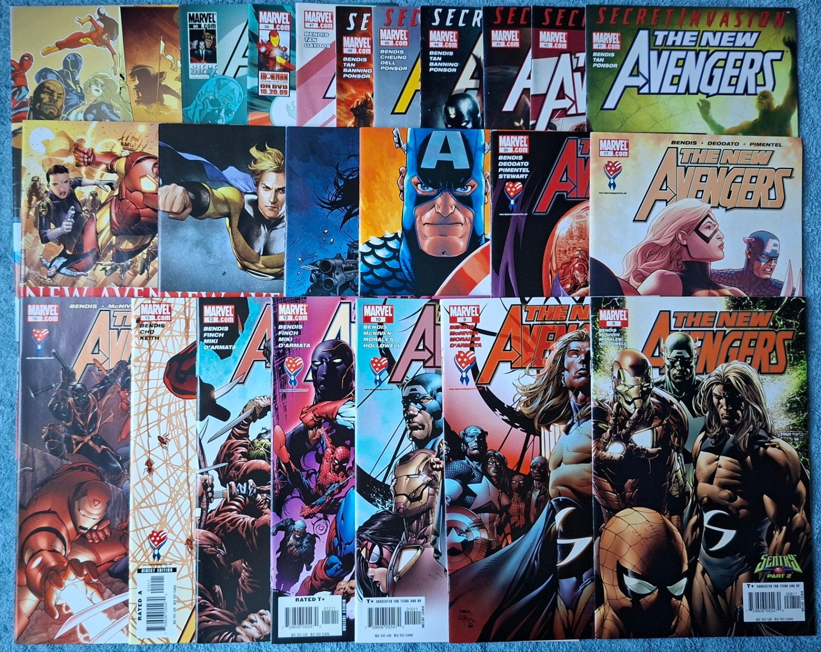 NEW AVENGERS (vol 1). 2005. NEAR MINT. 2 EURO PER STUK., Meerdere comics, Ophalen of Verzenden, Zo goed als nieuw, Amerika