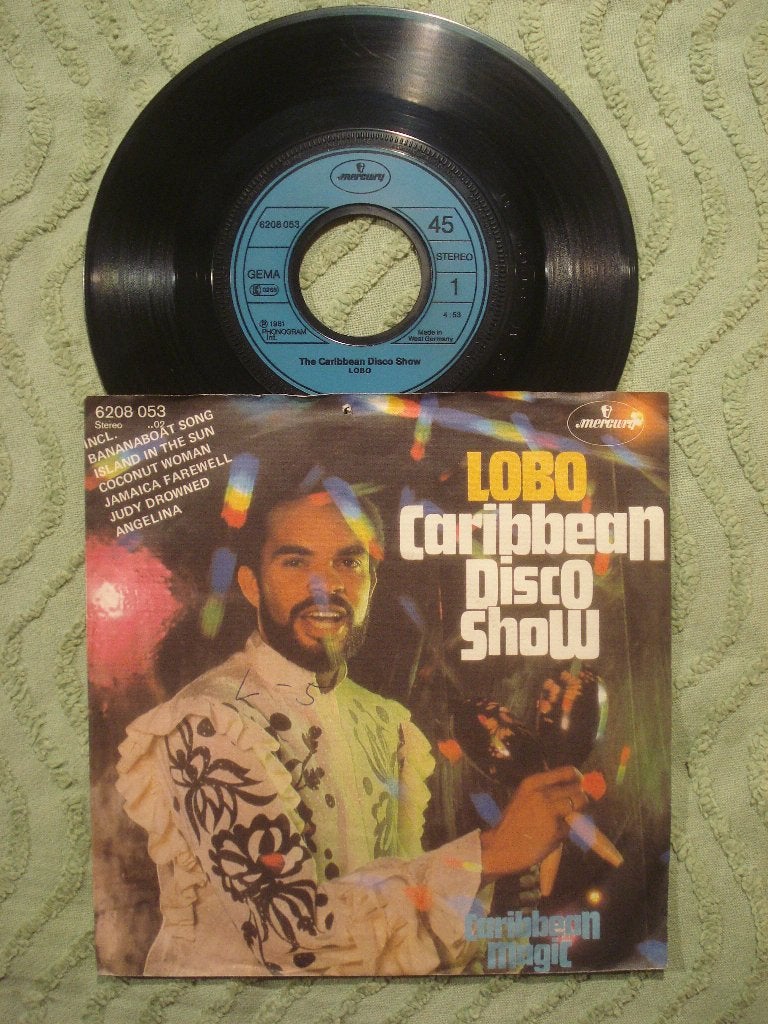 Lobo 7" Vinyl Single: ‘Caribbean disco show’ (Duitsland), Ophalen of Verzenden, Zo goed als nieuw, 7 inch, Pop