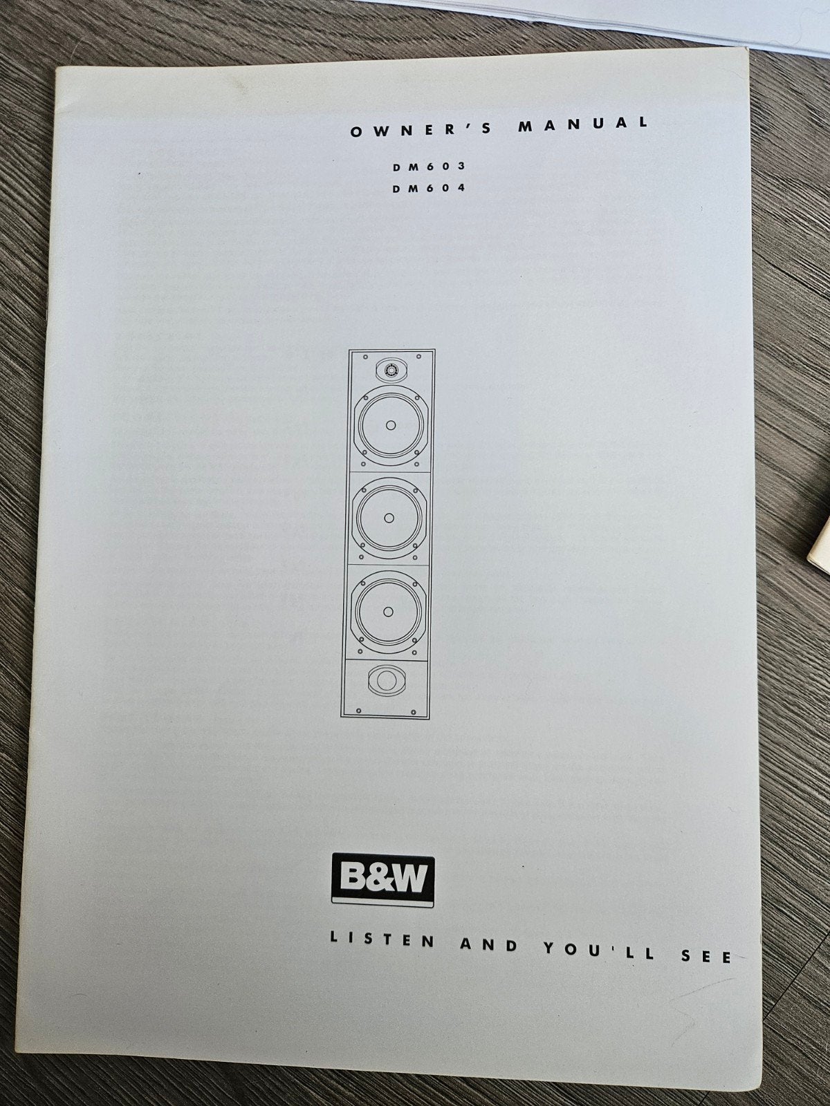 B&W handleidingen, Audio, Tv en Foto, Ophalen, Minder dan 60 watt, Overige merken