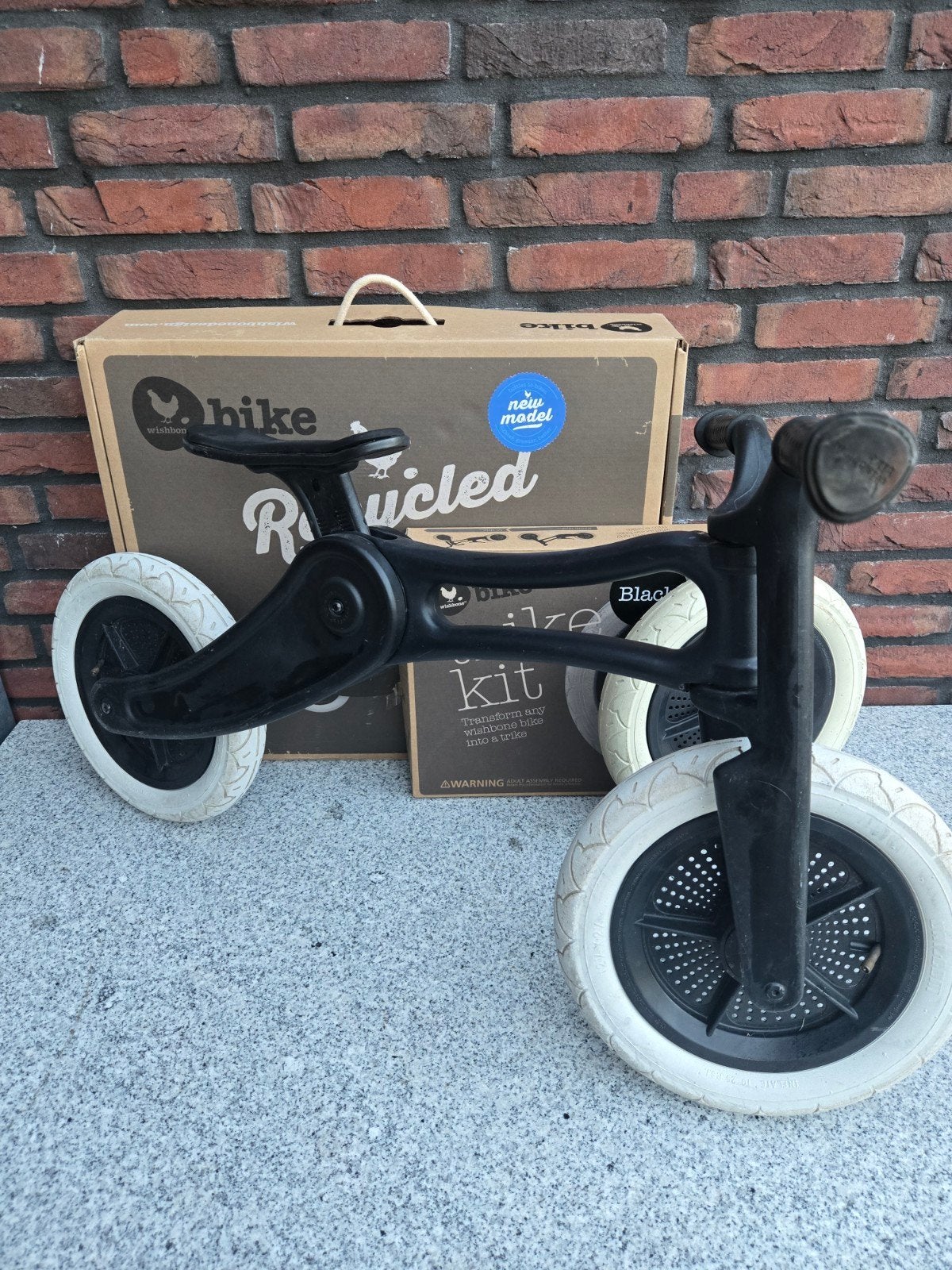 Wishbone Loopfiets met 3 wieler uitbreiding, Ophalen, Gebruikt, Loopfiets