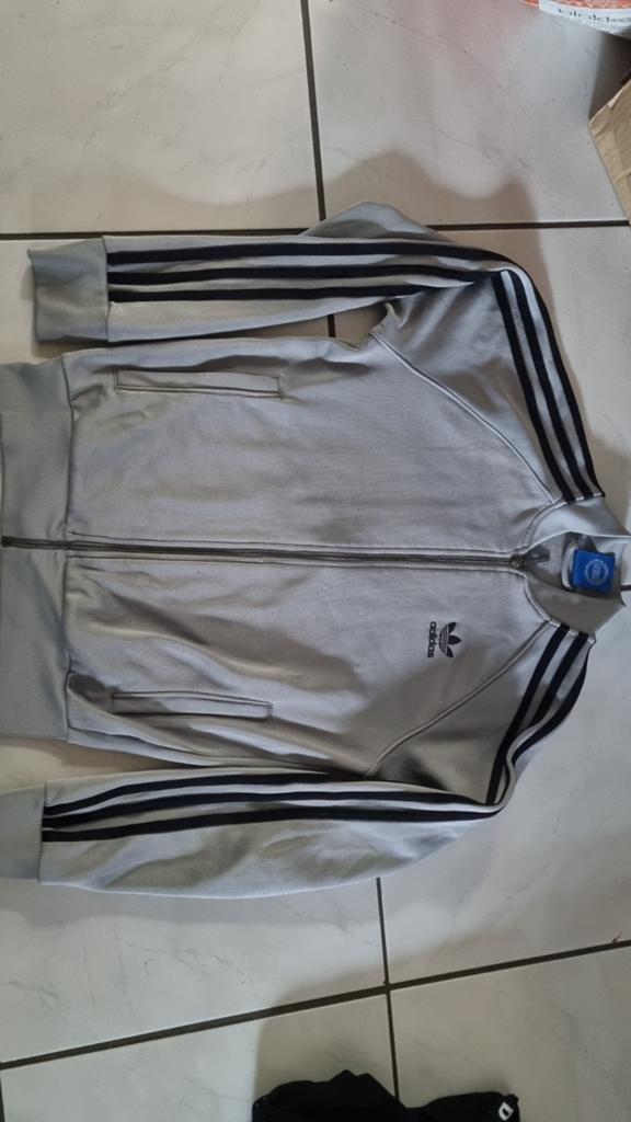 Adidas training jacket maat S, Overige typen, Zo goed als nieuw, Maat 36 (S), Grijs