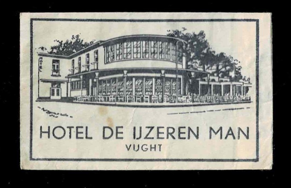 suikerzakje 1426 De IJzeren Man Vught, Verzamelen, Suikerzakjes, Ophalen of Verzenden, Nederland