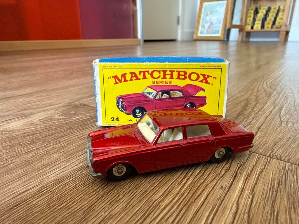 Matchbox Series 24 Rolls-Royce met originele box, Ophalen of Verzenden, Gebruikt, Auto