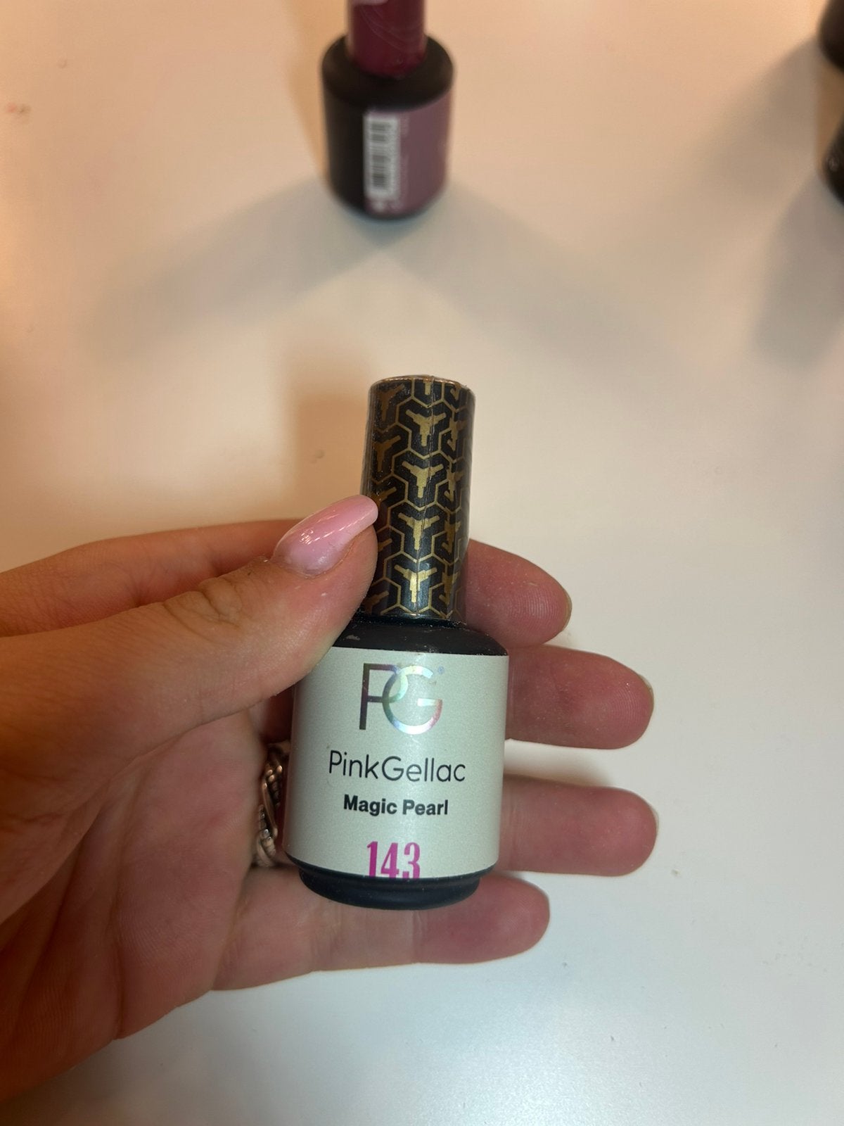 pink gellac magic pearl, Ophalen, Wit, Nieuw, Handen en Nagels