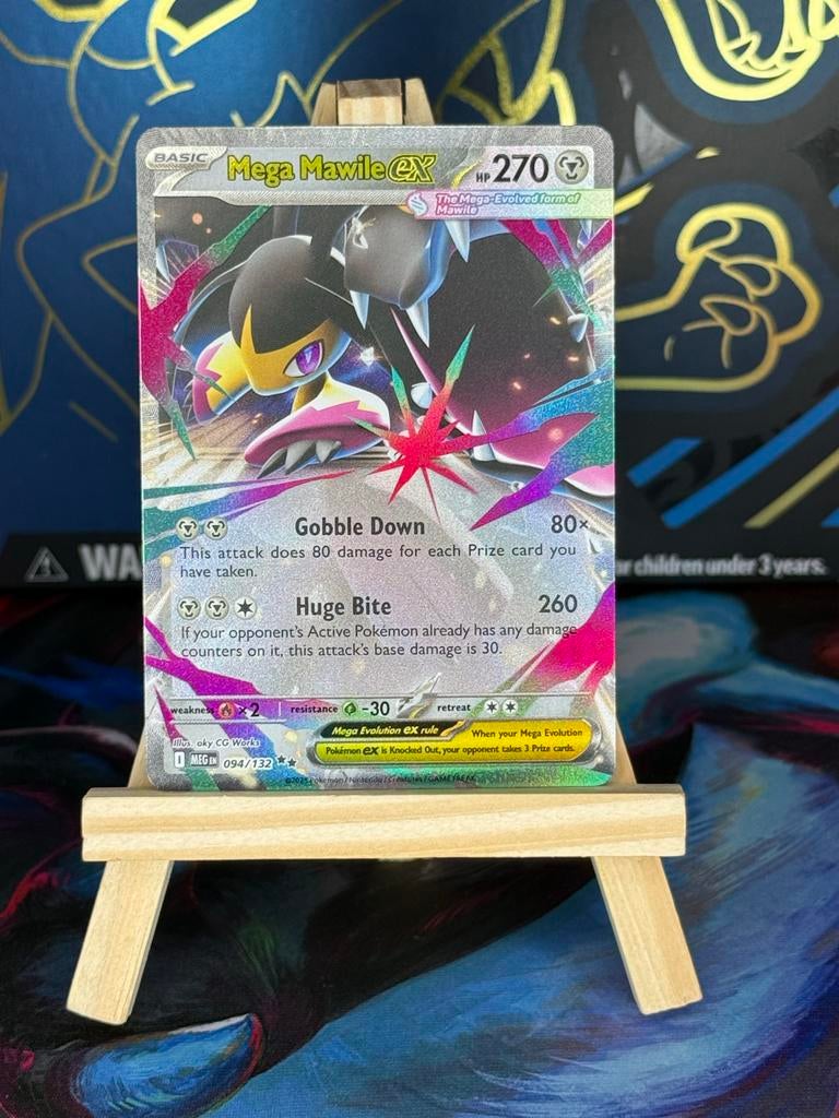 Mega Mawile EX 094/112 MEG, Ophalen of Verzenden, Zo goed als nieuw, Losse kaart