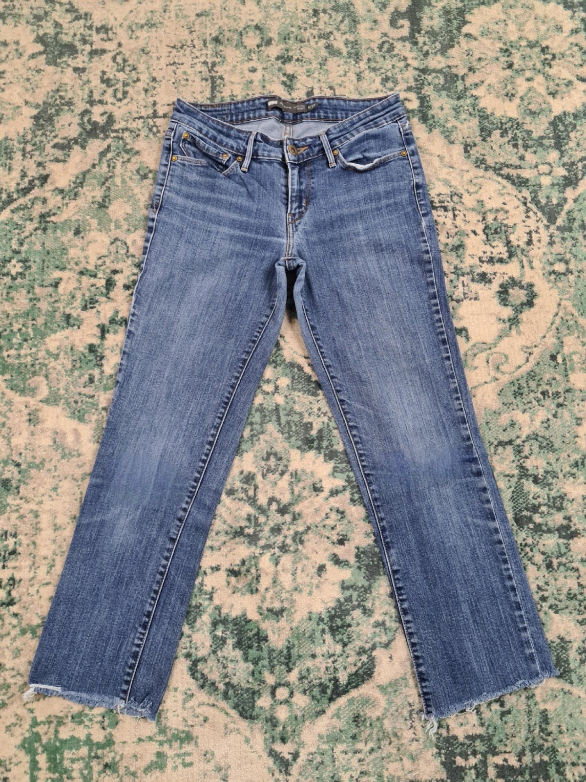 Levi’s denim curve modern rise straight W27 L28 Tulsi2728, Blauw, Ophalen of Verzenden, W27 (confectie 34) of kleiner, Gedragen