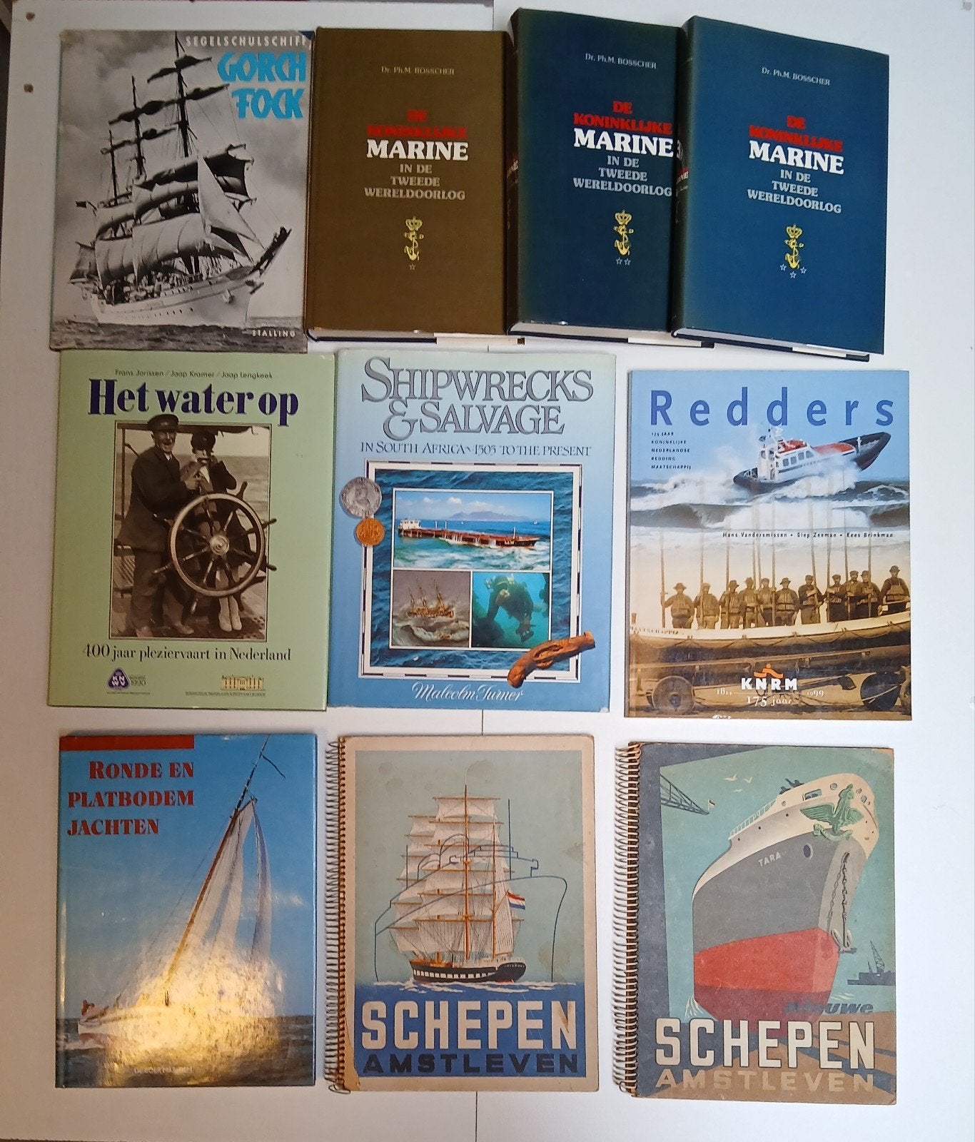 Verrzameling van 47 maritieme boeken, Verzamelen, Ophalen, Gebruikt, Boek of Tijdschrift