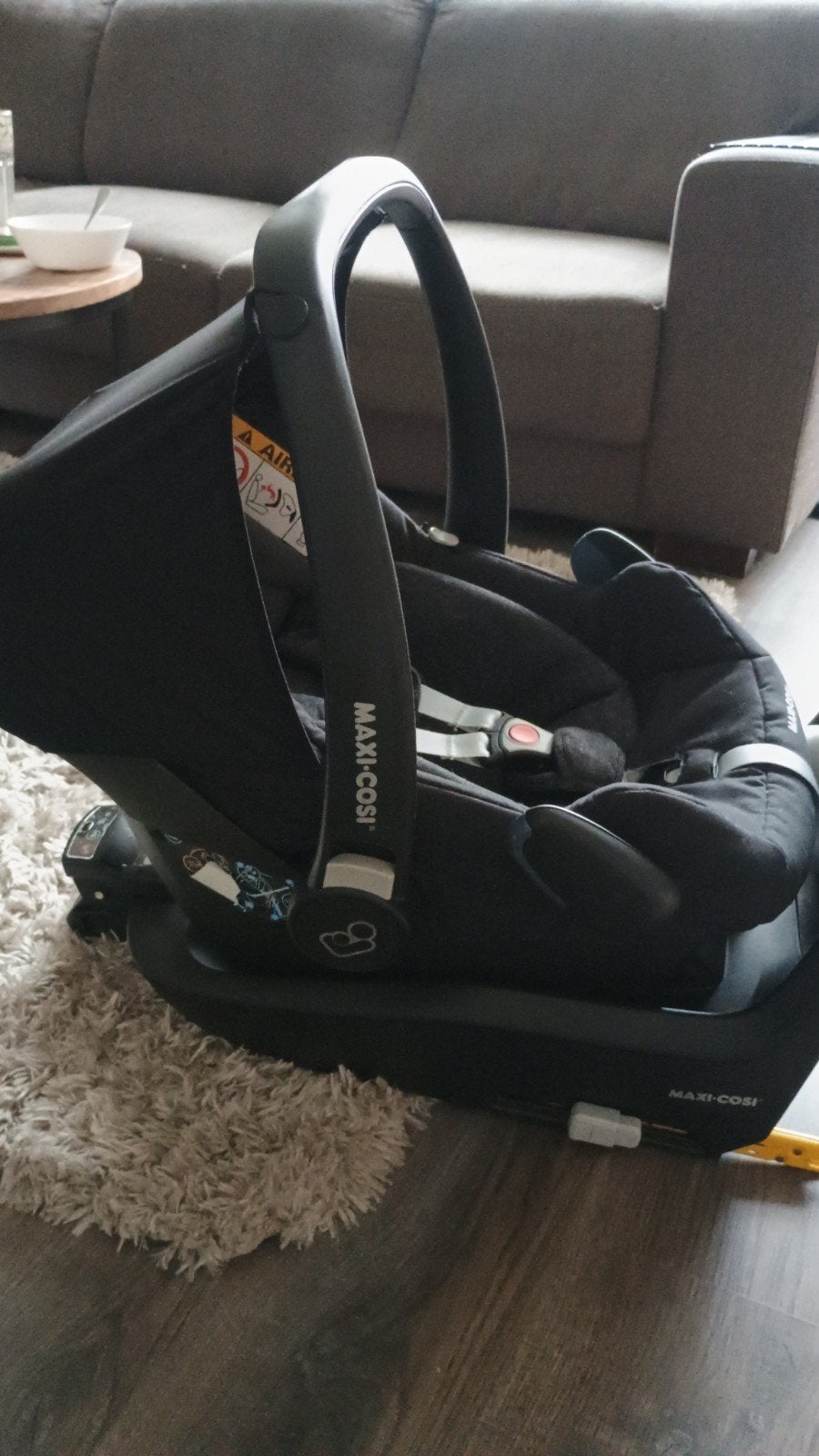 Maxi-Cosi Rock i-Size met FamilyFix One i-Size base, Kinderen en Baby's, Ophalen, Zijbescherming, Zo goed als nieuw, Isofix
