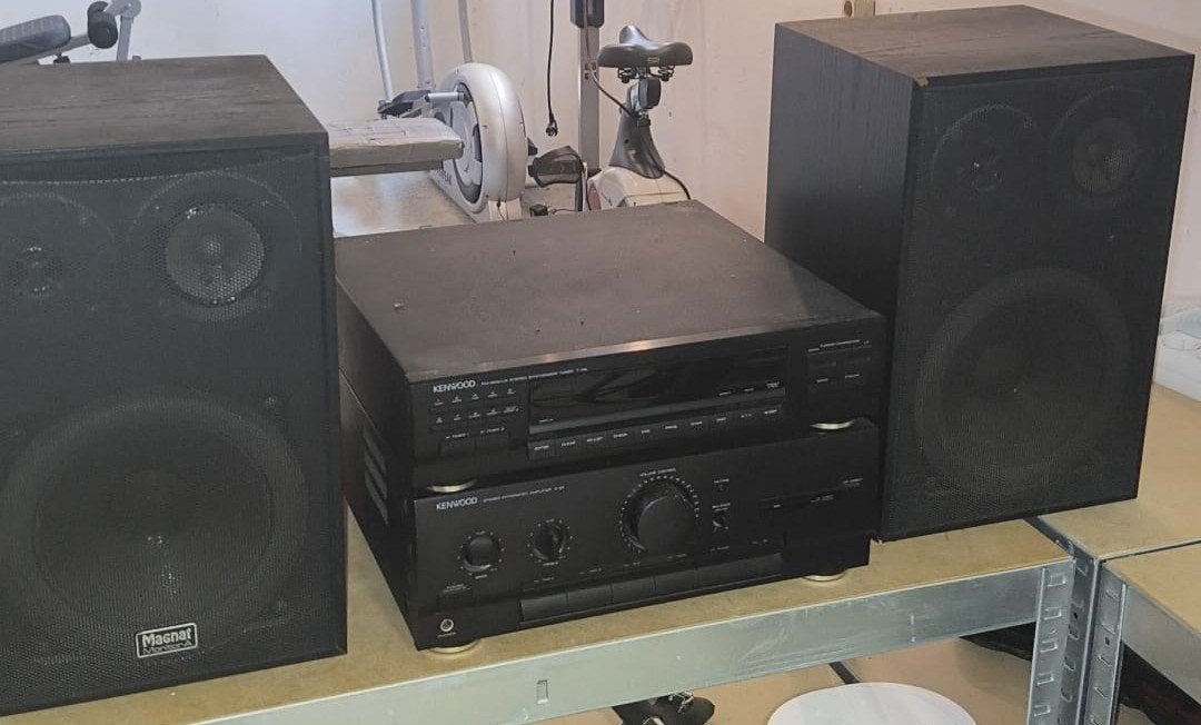 Kenwood versterker + tuner en Magnat speakers, Ophalen, Gebruikt, Speakers, Overige merken