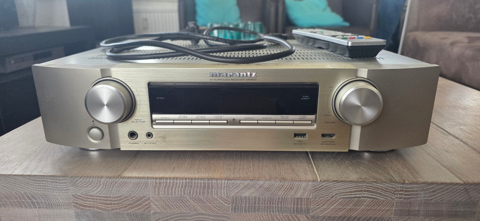 Marantz NR1607 7.2-kanaals Surroundreceiver, Ophalen, 120 watt of meer, Marantz