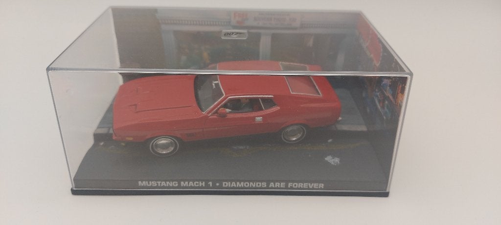 #13 Ford Mustang Mach 1 James bond auto met boekje, Hobby en Vrije tijd, Verzenden, Nieuw, Auto, Universal Hobbies