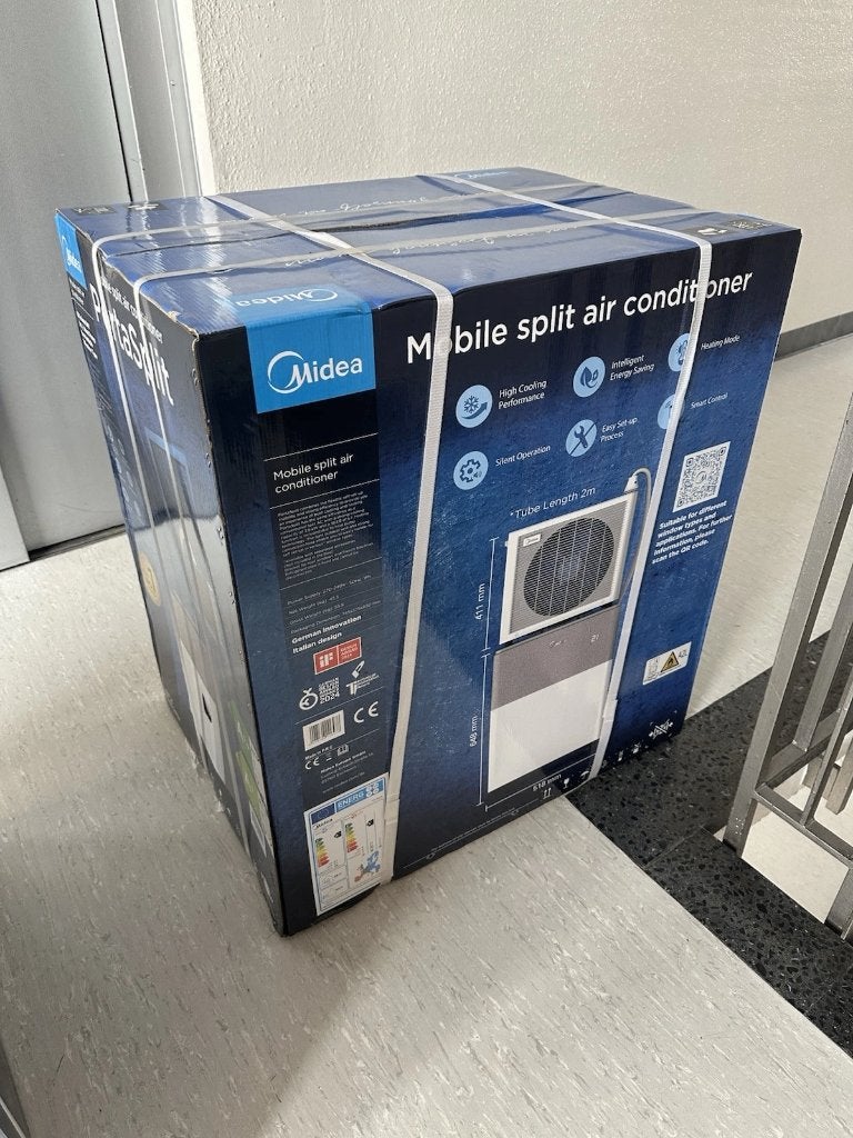 Midea PortaSplit 12000 BTU 3,5 kW, Nieuw, 3 snelheden of meer, Ophalen of Verzenden, 100 m³ of groter