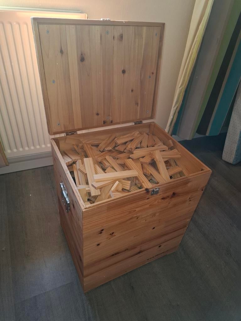 Kapla 1000 – houten kist – compleet gevuld, Ophalen, Zo goed als nieuw