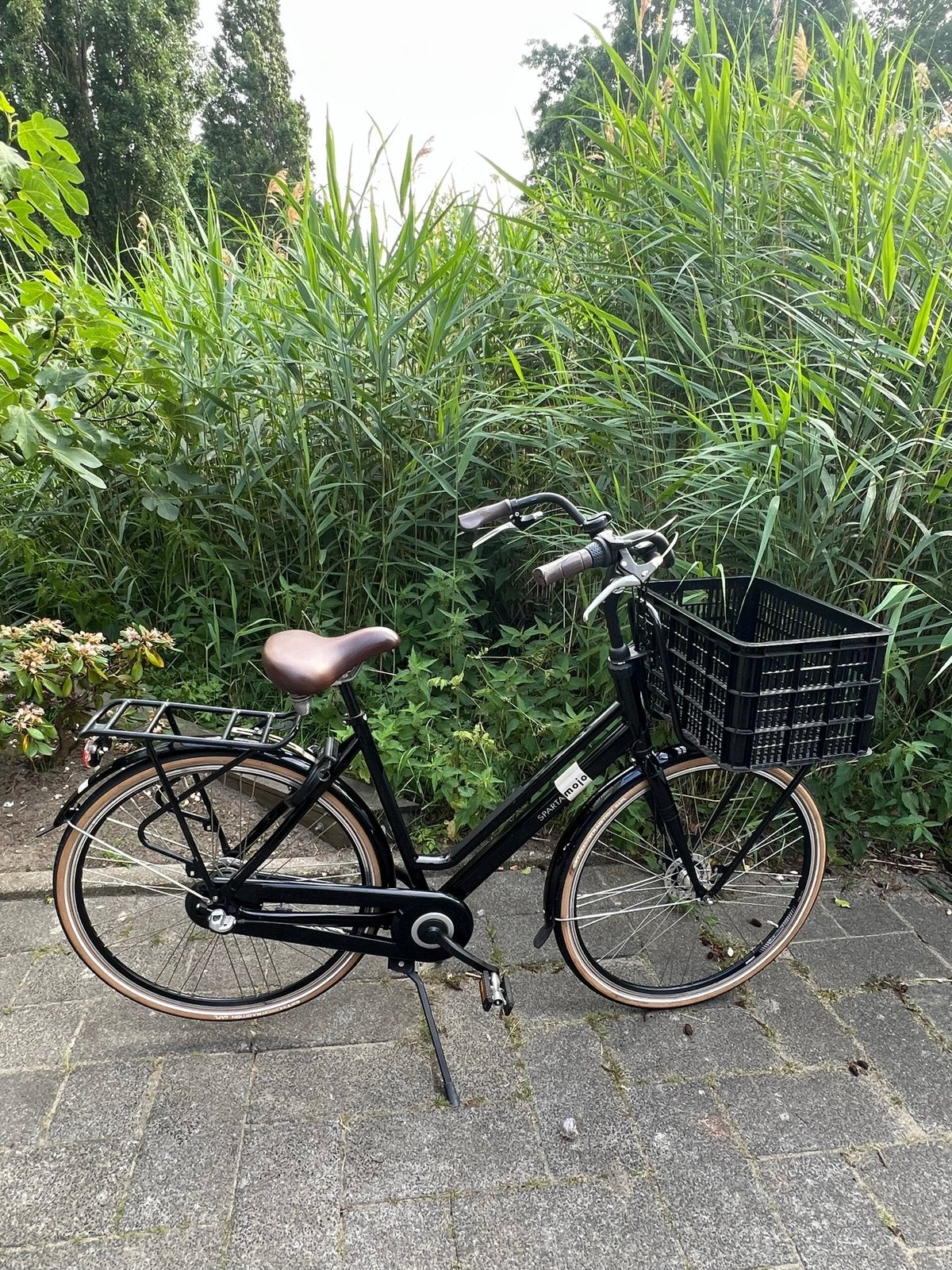Sparta Mojo Transport Fiets met mand, I.Z.G.S, Ophalen, Sparta, Versnellingen, Zo goed als nieuw