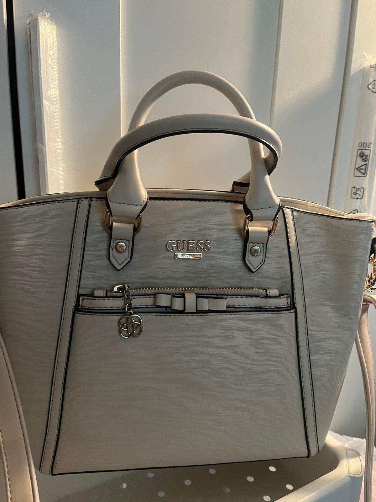 Nieuw Guss tas, Ophalen of Verzenden, Nieuw, Beige, Schoudertasje