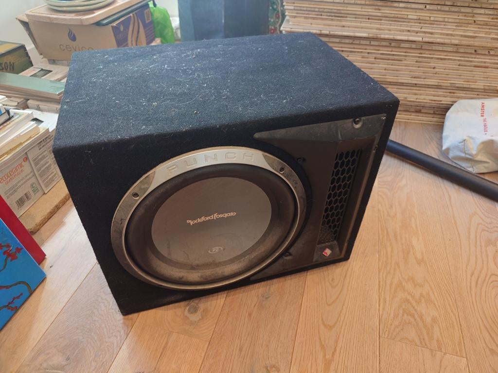 Rockford Fosgate Punch Subwoofer - Krachtige Bass, Gebruikt, Subwoofer, 120 watt of meer, Ophalen
