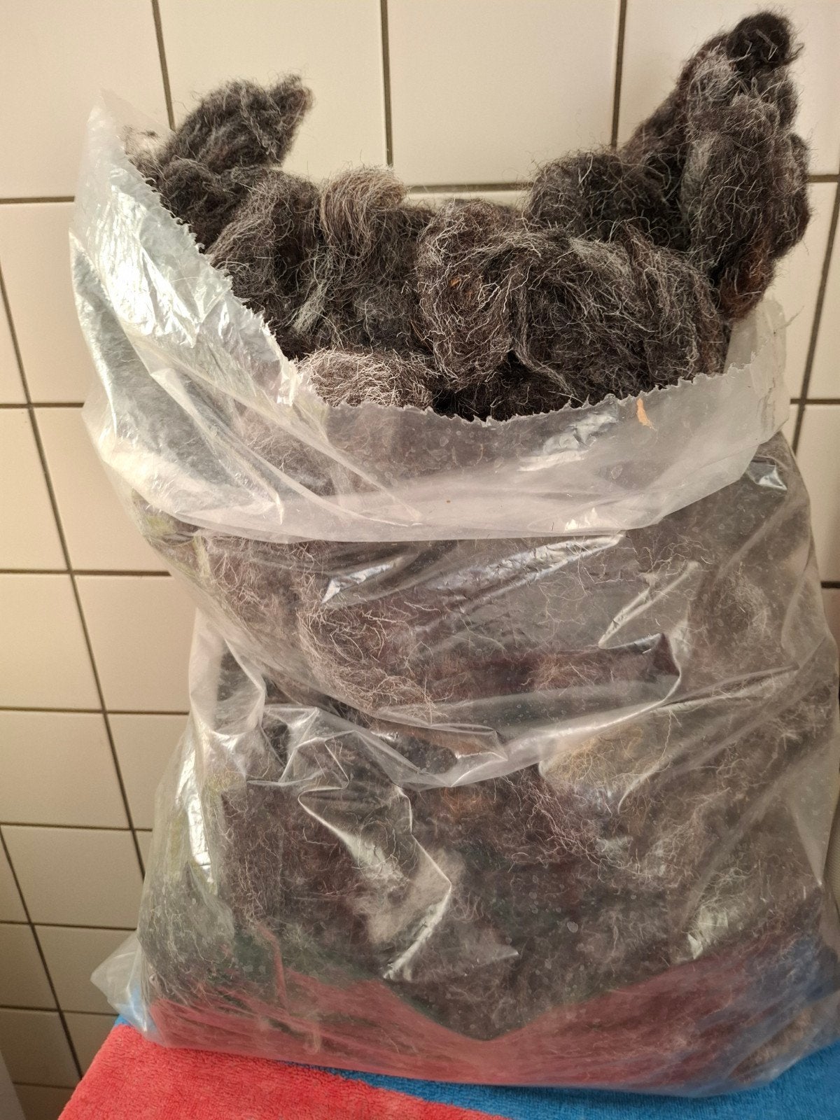 Gewassen wol van Herdwick schaap,, Ophalen of Verzenden, Nieuw, Spinwol