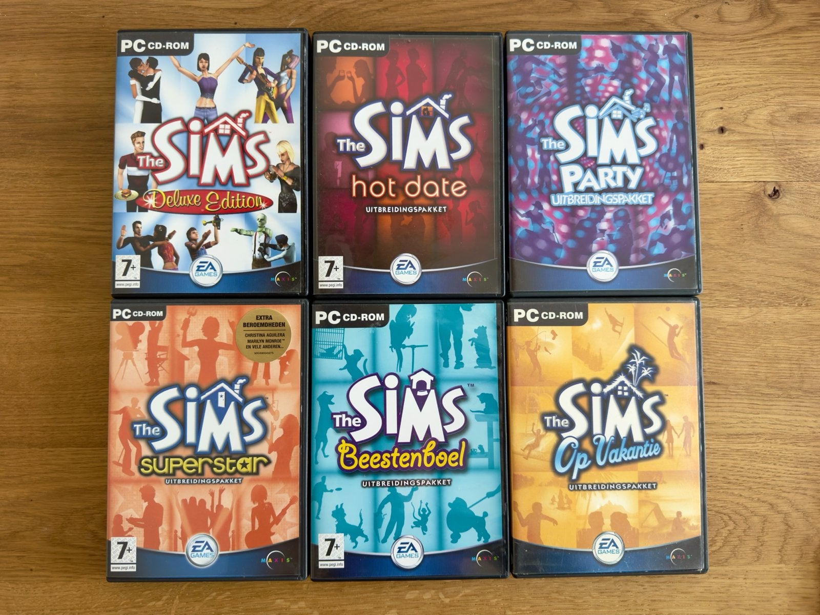 De Sims PC CD-ROM Spellen - Deluxe Edition & Uitbreidingen, Gebruikt, 1 speler, Ophalen of Verzenden, Vanaf 7 jaar