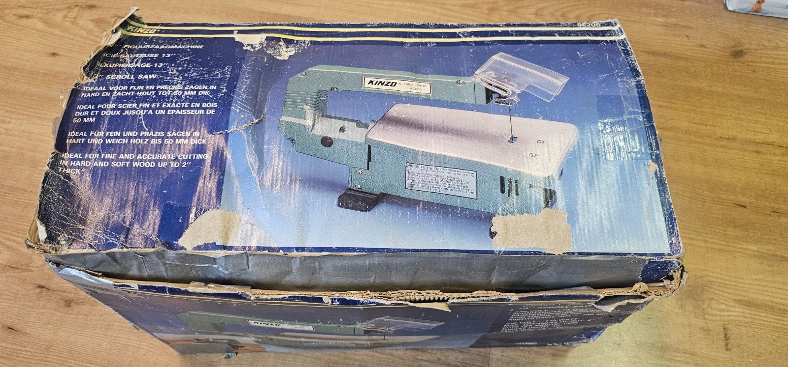 Kinzo Figuurzaagtafel 110W - Ideaal voor precisiewerk, Doe-het-zelf en Verbouw, Gebruikt, Kinzo, Ophalen of Verzenden, 30 tot 70 mm