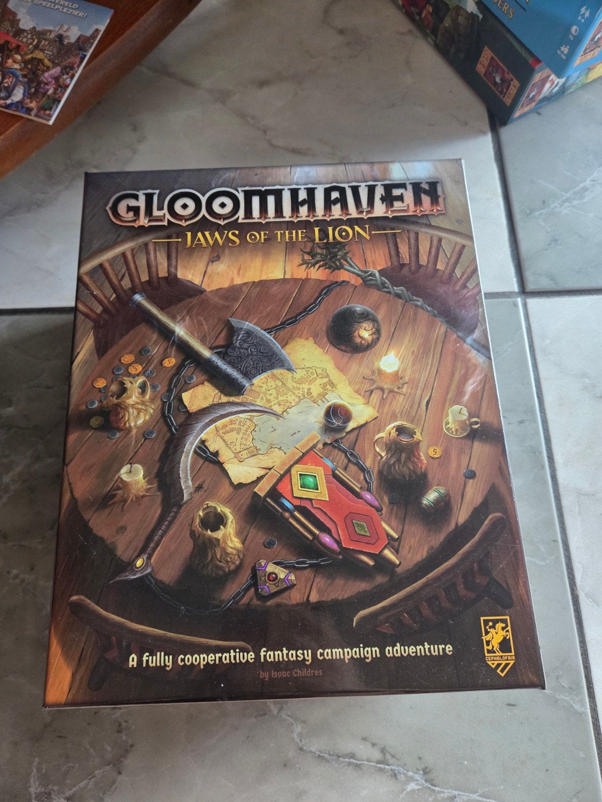Gloomhaven Jaws of the Lion - Zo goed als nieuw, Hobby en Vrije tijd, Een of twee spelers, Ophalen of Verzenden, Zo goed als nieuw