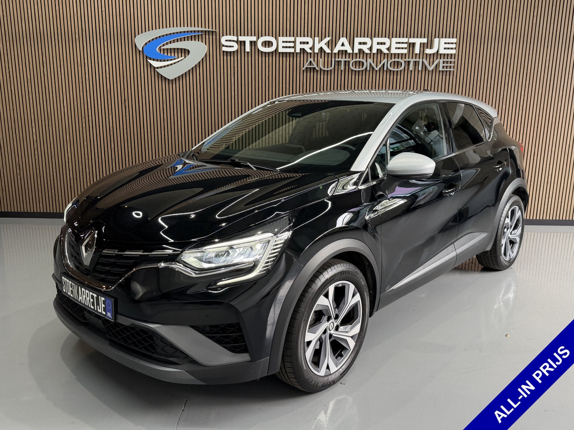 Renault Captur 1.3 MHEV 160 R.S. Line | Groot Navi | 18 " |, Auto's, Dealer onderhouden, Gebruikt, Zwart, 4 cilinders
