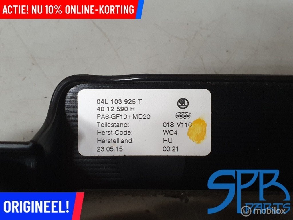 KAROQ KODIAQ OCTAVIA 1.6 2.0 TDI Afdekkap motor 04L103925T, Auto-onderdelen, Gebruikt, Ophalen of Verzenden, Skoda, Skoda