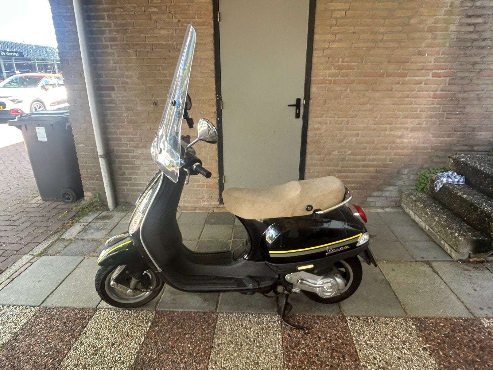 Piaggio C38 50cc - Recent onderhoud en nieuwe banden, Fietsen en Brommers, Scooters | Vespa, Ophalen, Gebruikt, Overige modellen