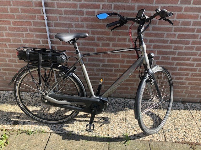 Batavus Bryte E-go HN8 elektrische herenfiets, 57 cm, Ophalen, Velgrem, Versnellingen, Batavus