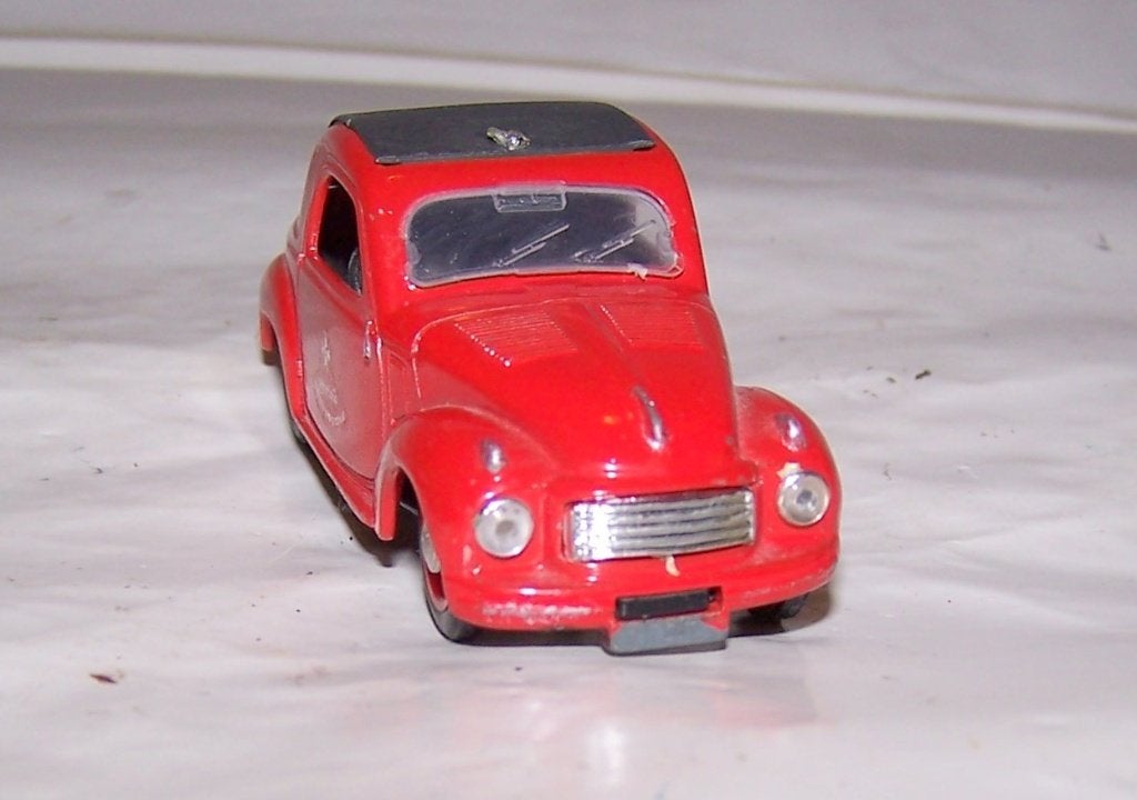 Brumm R24 Fiat Topolino Fire Service Car. Nwst., Ophalen of Verzenden, Zo goed als nieuw, Auto, Overige merken