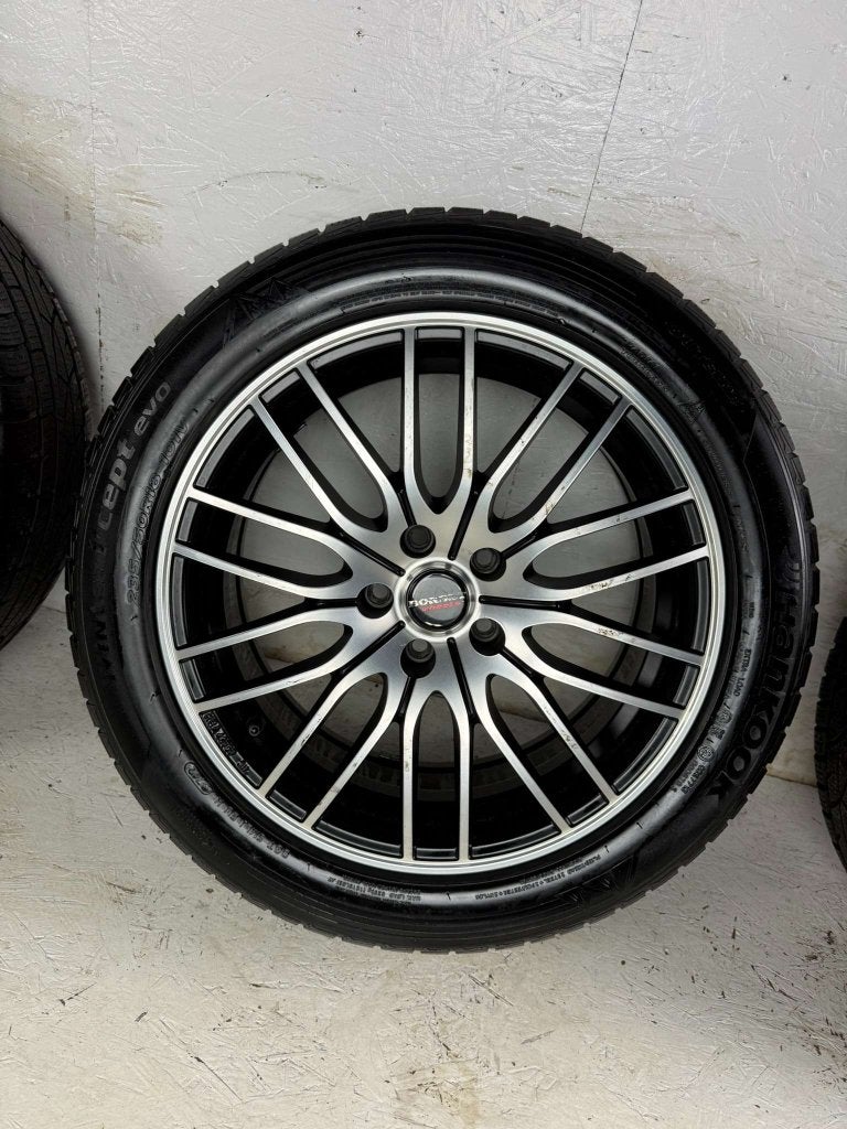 Audi Q3 RSQ3 Volkswagen Tiguan velgen 18" 5x112 winterset, Niet ingevuld, 18 inch, Gebruikt, Banden en Velgen