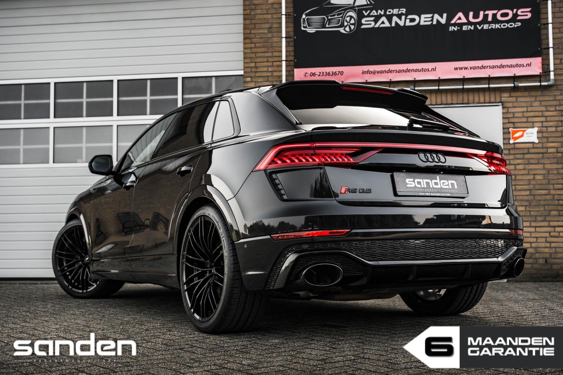 Audi RSQ8 4.0 TFSI quattro|ABT|Keramisch|Pano|B&O|Carbon|HUD, Auto's, 600 pk, Zwart, Bedrijf, Vierwielaandrijving