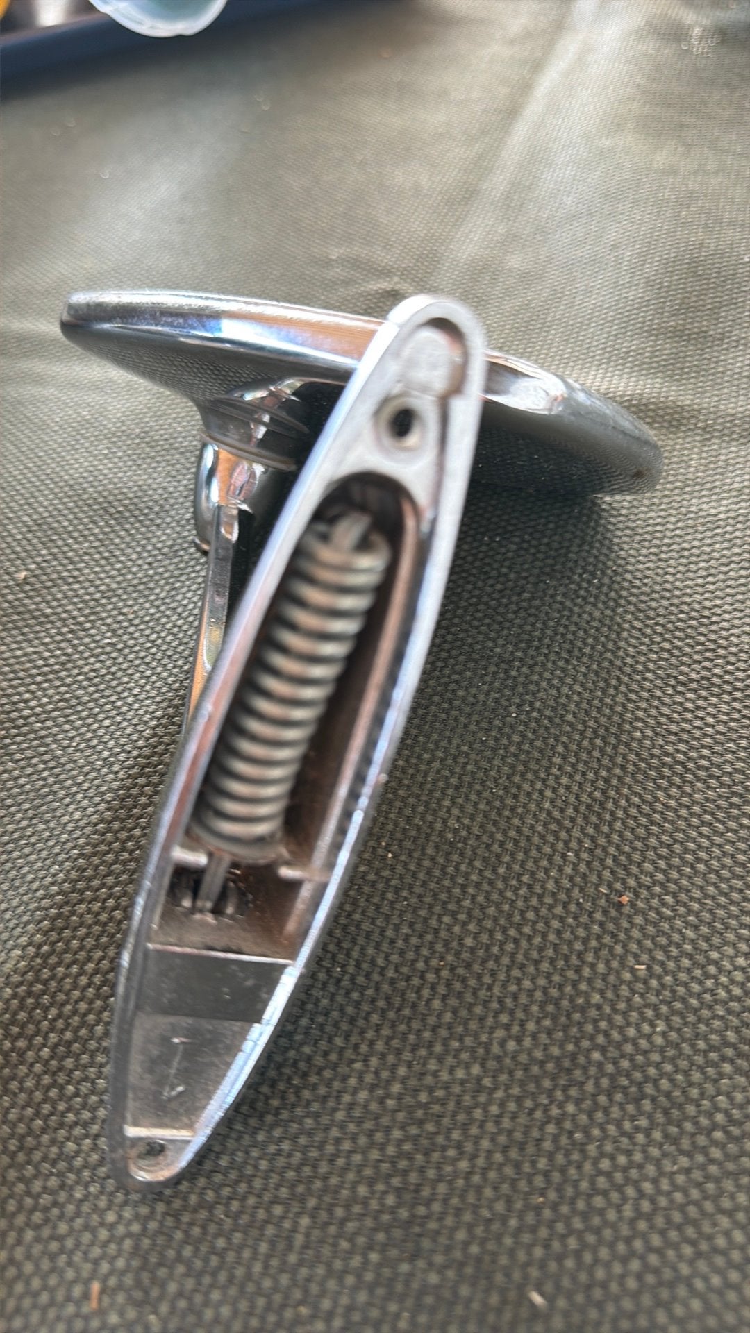 Spiegel voor oldtimer, Ophalen, Gebruikt