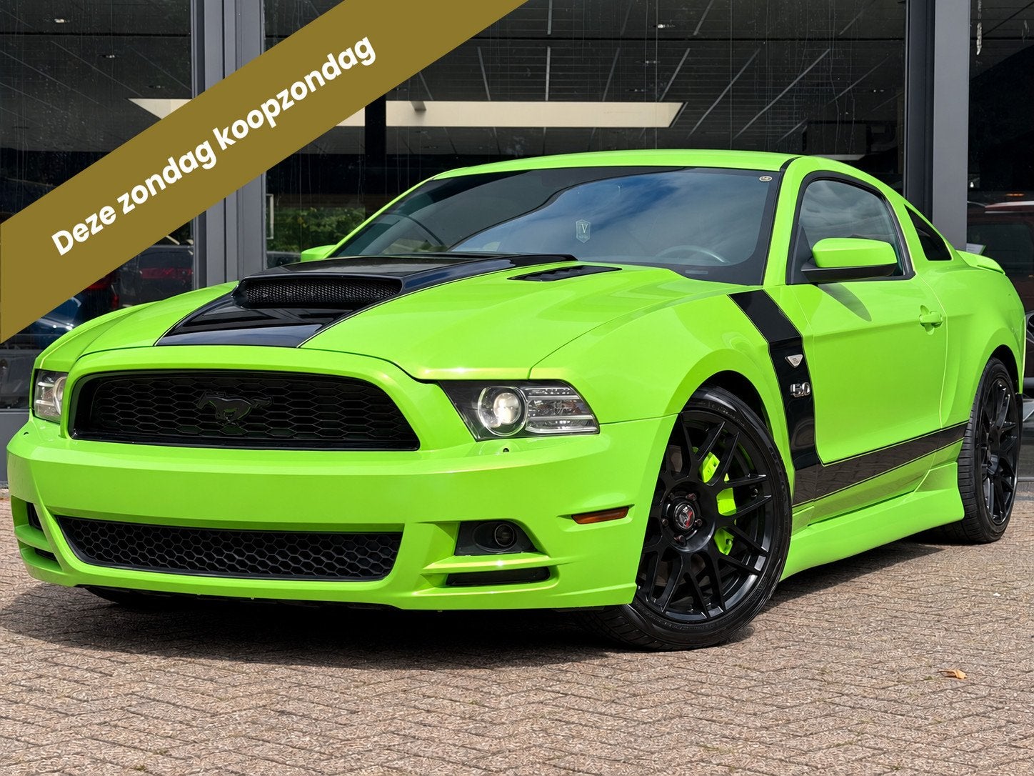 Ford USA Mustang 5.0 V8 GT Cervini Manual 424pk Recaro Shake, Auto's, Dealer onderhouden, Achterwielaandrijving, 4 stoelen, Bedrijf