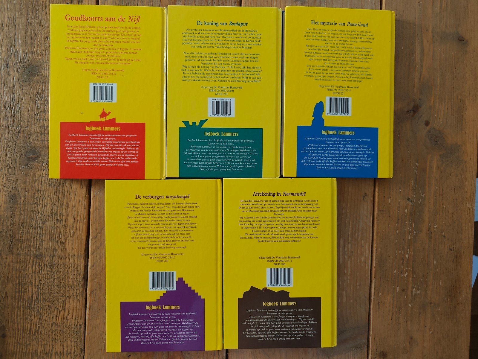5 Delen van de serie: Logboek Lammers., Boeken, Ophalen of Verzenden, Zo goed als nieuw