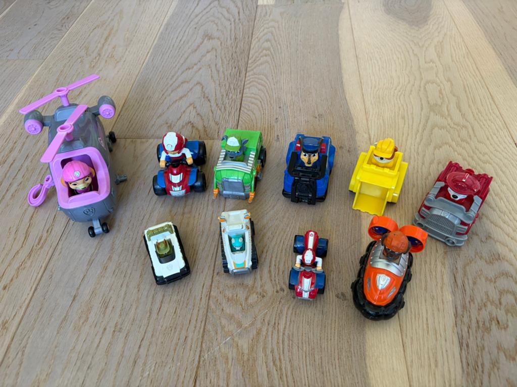 Paw Patrol actiefiguren set - 10 stuks, Ophalen of Verzenden, Zo goed als nieuw