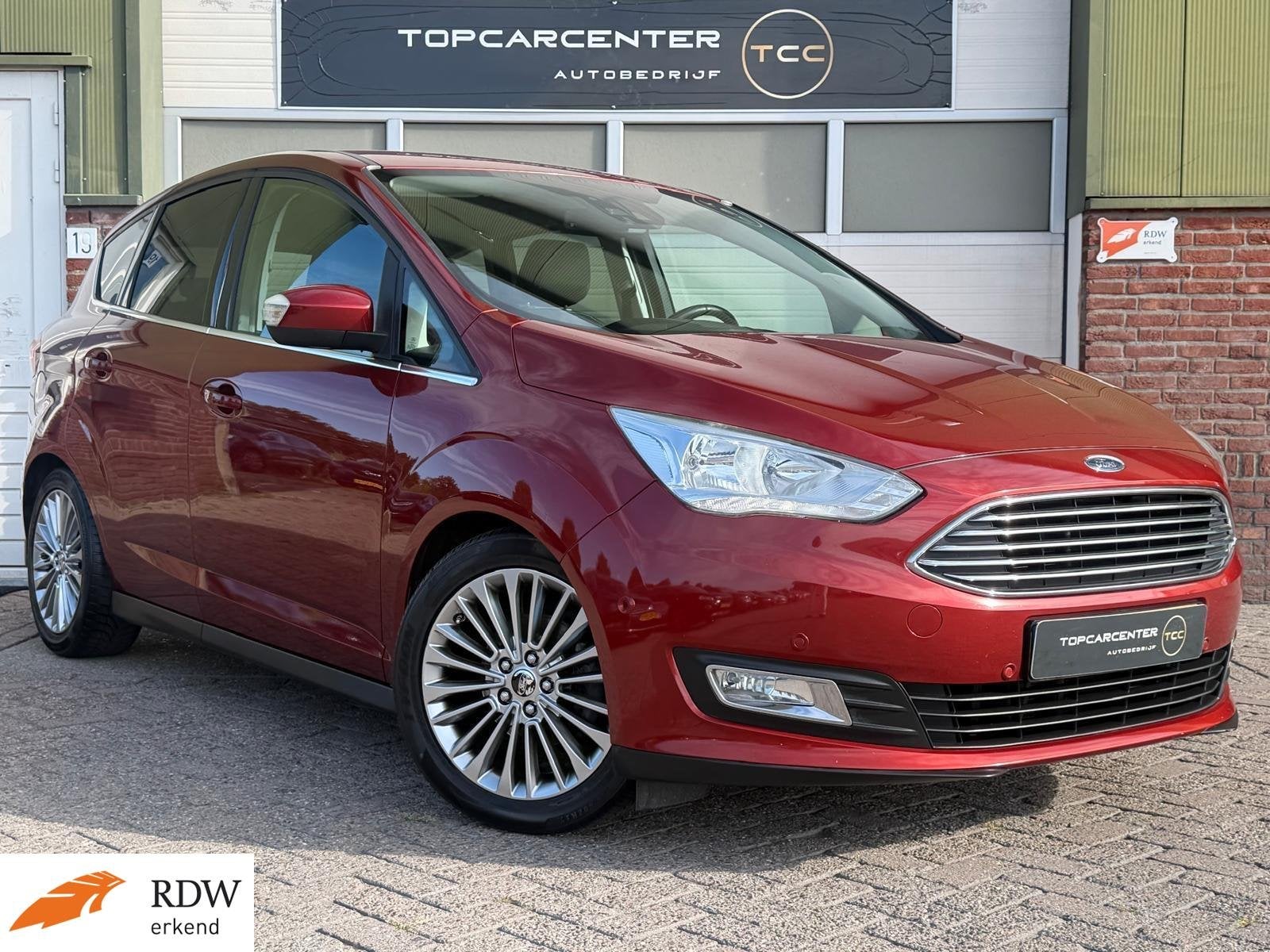Ford C-Max 1.0 Titanium/NAVI/CAMERA/PARKS/STOELV/APK/NAP, Voorwielaandrijving, 125 pk, Gebruikt, Euro 6