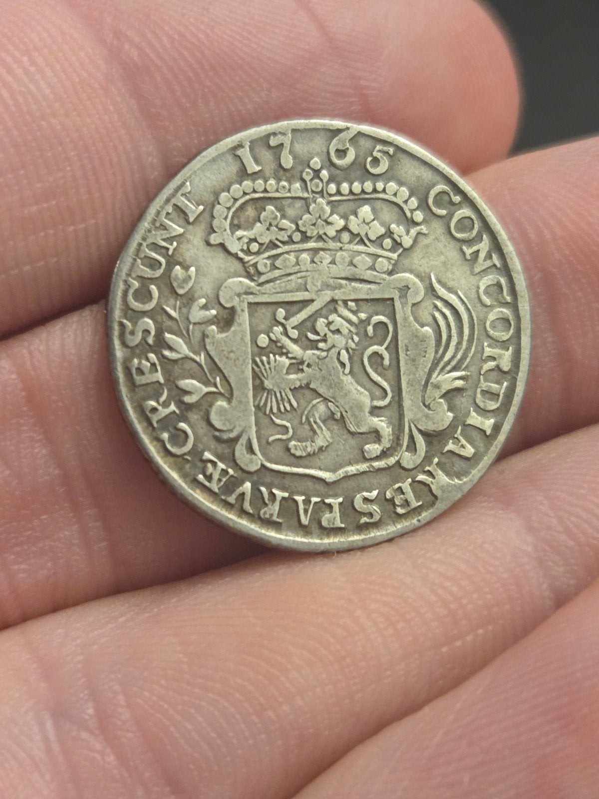 Pietje / Achste dukaat Zeeland 1765, Vóór koninkrijk, Zilver, Losse munt, Overige waardes