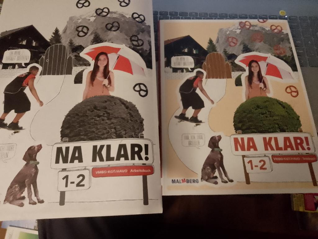 boek   na klar texbuch   en  arbeitsbuch  neu, Ophalen of Verzenden, Overige niveaus