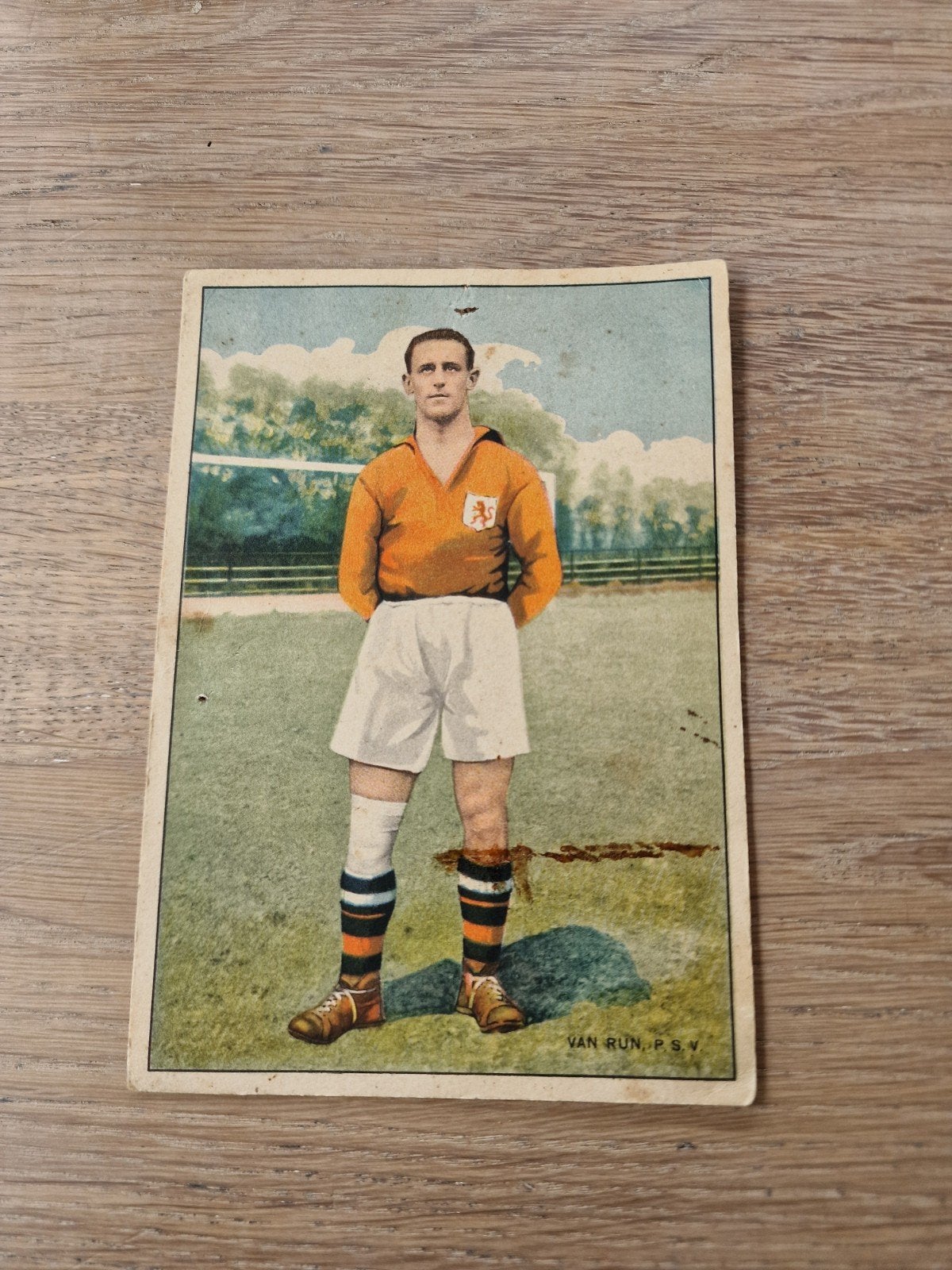 Voetballer van Run PSV en NL elftal kaart, Verzamelen, Ophalen of Verzenden, Zo goed als nieuw