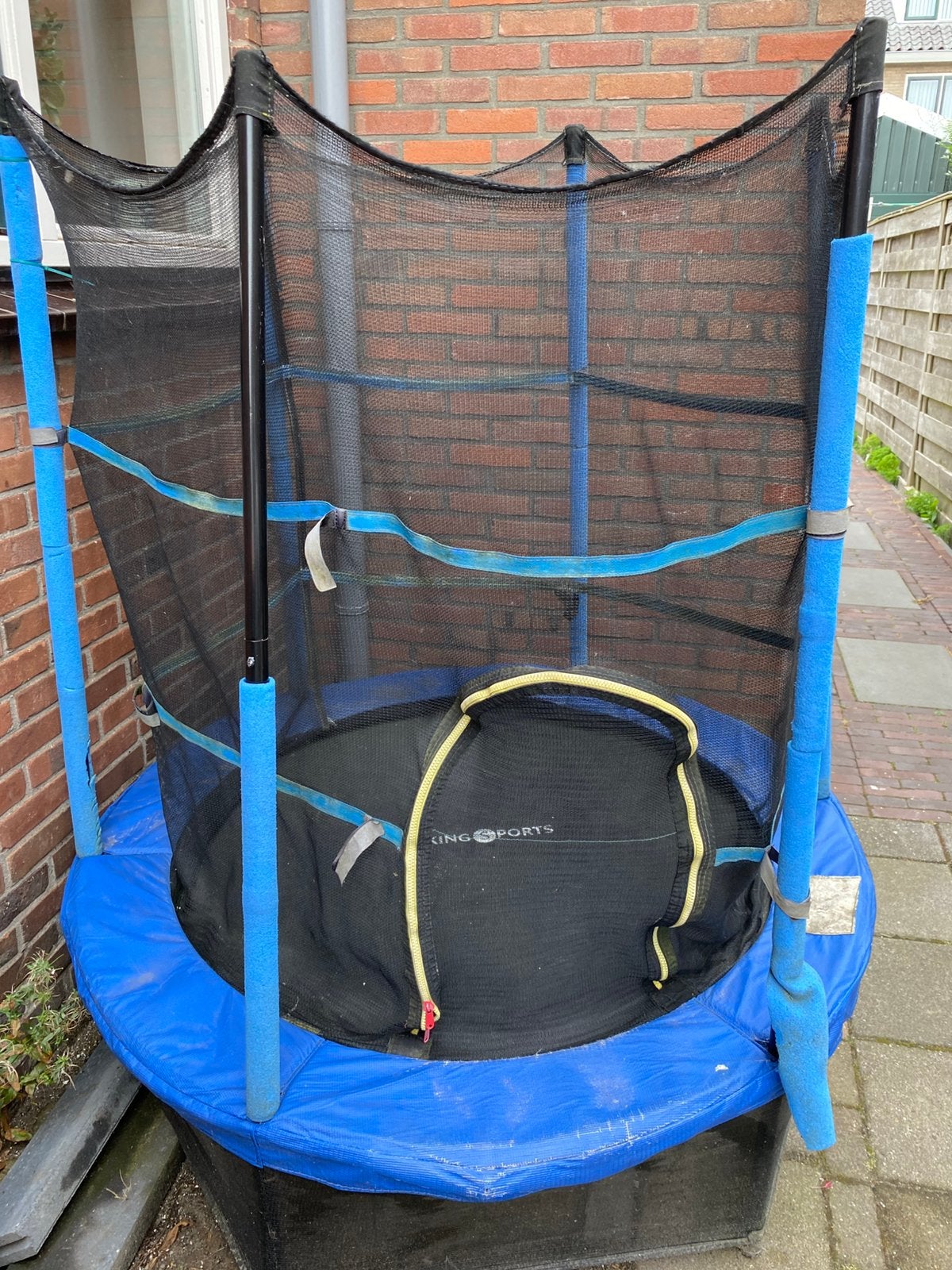 Tranpoline klein, Ophalen, Gebruikt