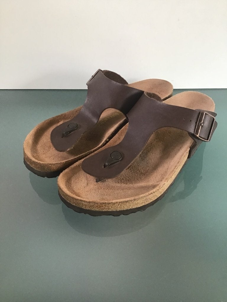 Birkenstock Ramses 44 | bruin | slippers | Gratis verzenden, Kleding | Heren, Schoenen, Slippers, Bruin, Verzenden, Zo goed als nieuw