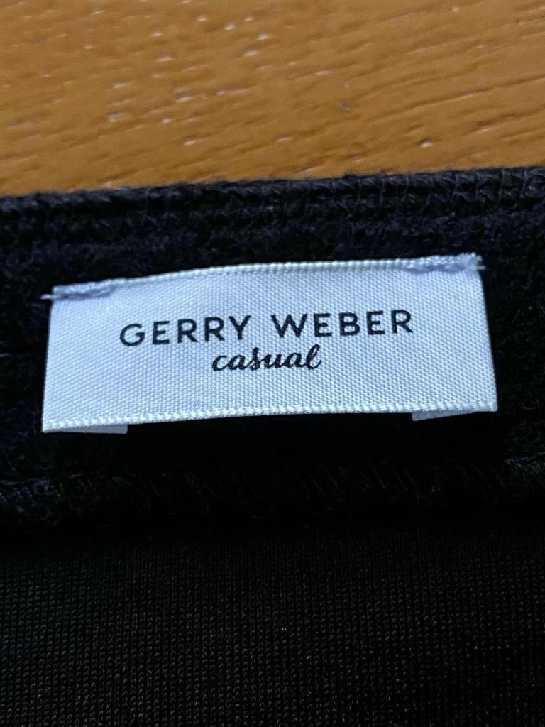 H979 Gerry Weber maat 44=L wollen rok zwart wol, Zwart, Maat 42/44 (L), Ophalen of Verzenden, Zo goed als nieuw