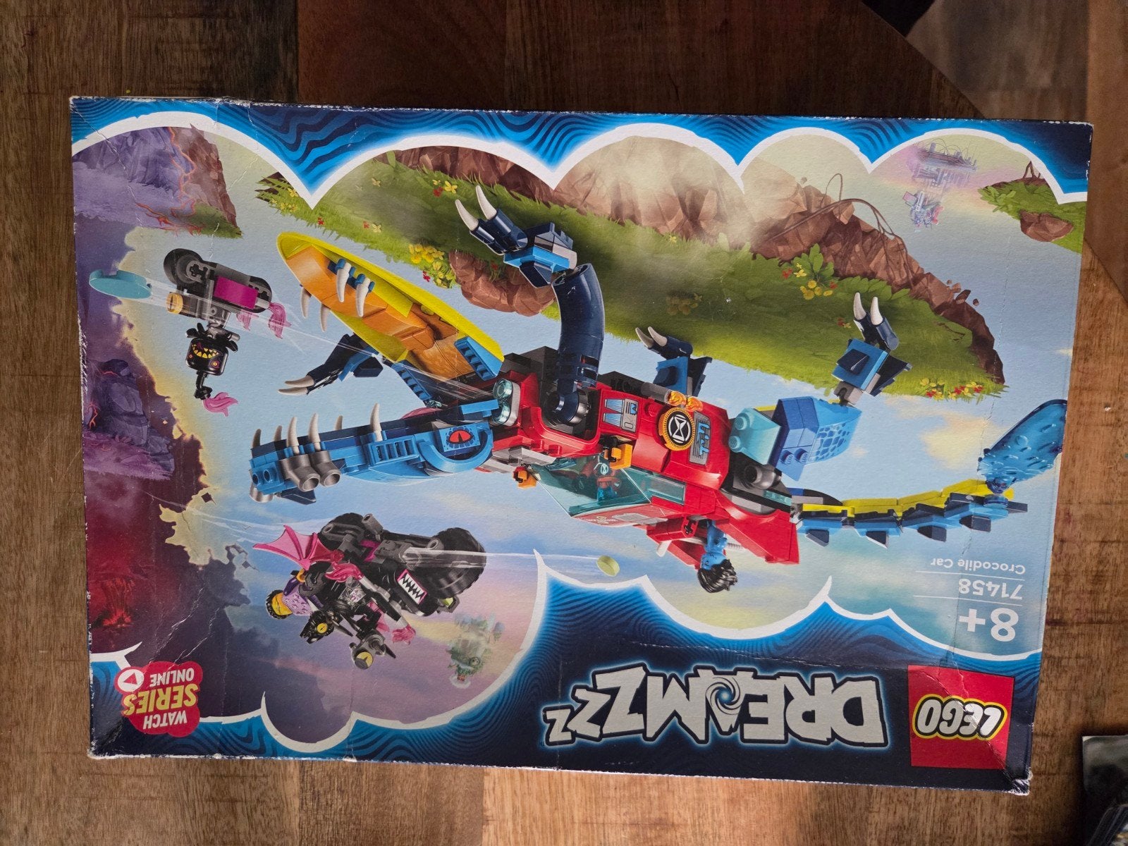 LEGO DREAMZzz 71458 Krokodil Auto - Nieuw, doos gedeukt, Inclusief doos, Overige thema's, Lego, Nieuw