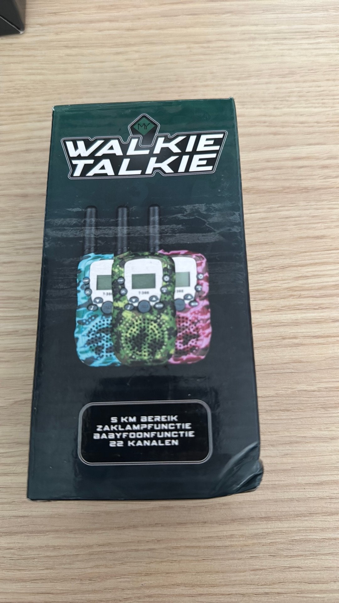 M.Y. Walkie Talkie Blauw Nieuw!, Ophalen of Verzenden, Nieuw, 2 to 5 km, Portofoon of Walkie-talkie