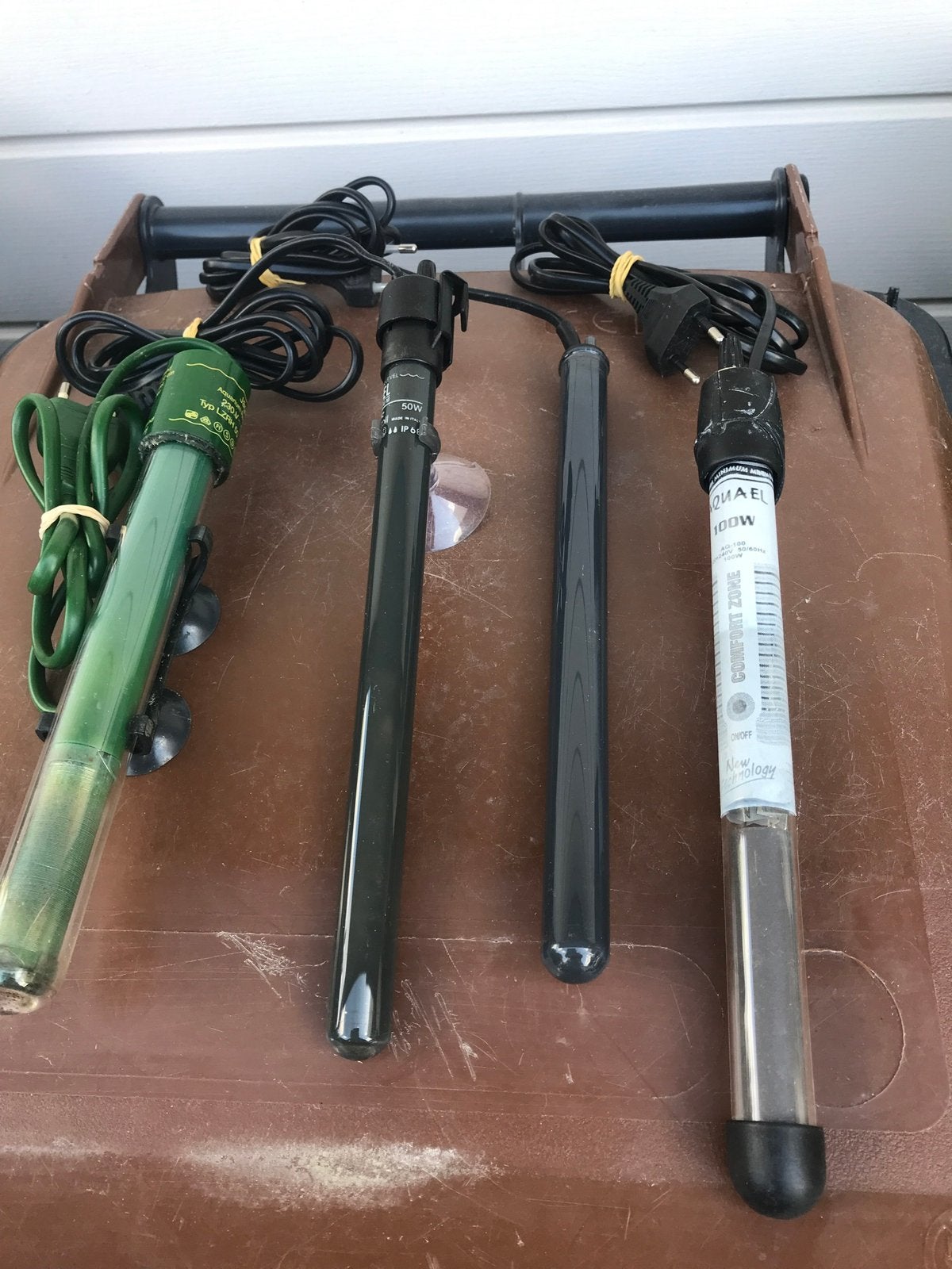 Aquarium verwarmingen 3 x per stuk 5 euro, Ophalen, Gebruikt, Verlichting of Verwarming