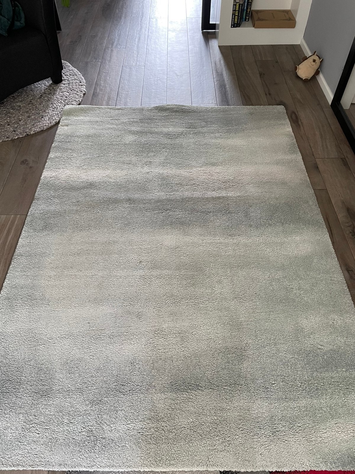 Ikea Sönderöd vloerkleed groen/grijstinten, Ophalen, Gebruikt, 150 tot 200 cm, 200 cm of meer